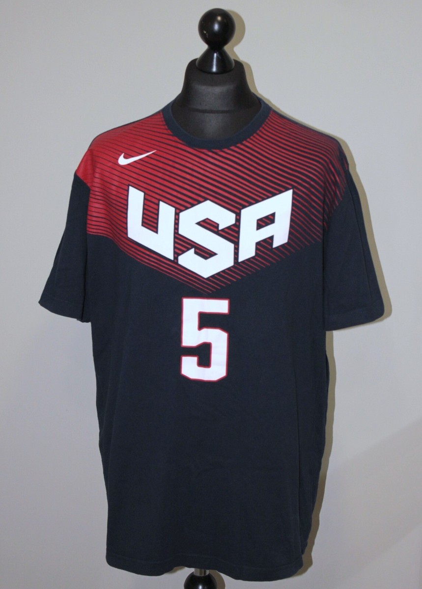 USA national team basketball training shirt jersey #5 Durant NBA