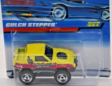 1997 Vintage Hot Wheels Collector #884 GULCH STEPPER Yellow w/Chrome SB (148)