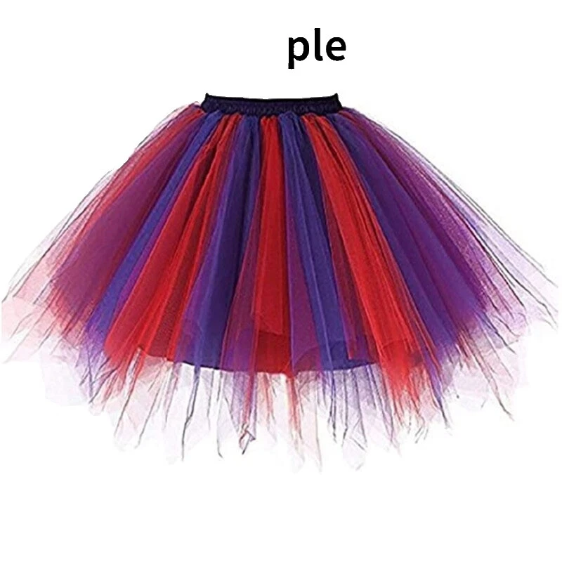 Tutú faldas de Fiesta/Cóctel Solid