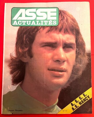 FUSSBALL ST-ETIENNE: PROGRAMM ASSE - ASNL NANCY 08.08.1978 PLATINI ROUSSEY