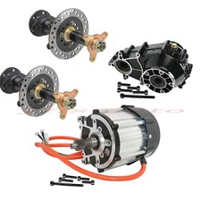 500W 1000W 1500W Differential Brushless Motor Rear Axle Kits for Golf Cart Quads