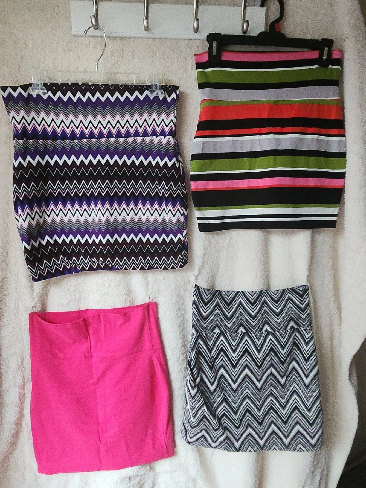 Four LILY ROSE Size Sm To Med Colorful Cotton Poly Spandex Junior Mini...