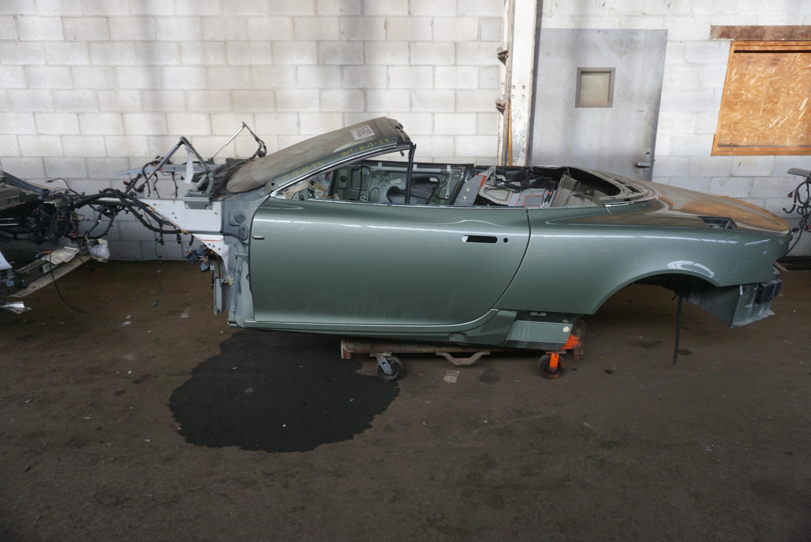 Rear Left Quarter Panel Structural Metal Body Cut OEM Aston Martin DB9 2004-16