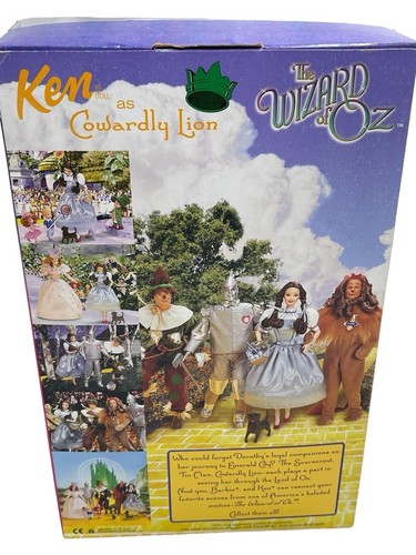 MUÑECA BARBIE 1999 EL MAGO DE OZ COMO LEÓN COBARDE KEN 25814 Nueva - Imagen 6 de 15