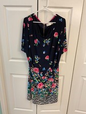 Eliza J navy floral dress, Size 24