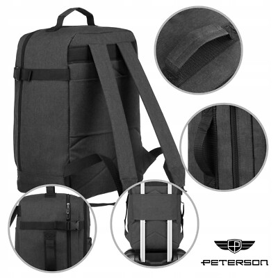 PETERSON travel backpack carry-on hand luggage aircraft bag waterproof fabric | eBay PETERSON travel backpack carry-on hand luggage aircraft bag waterproof fabric | eBay