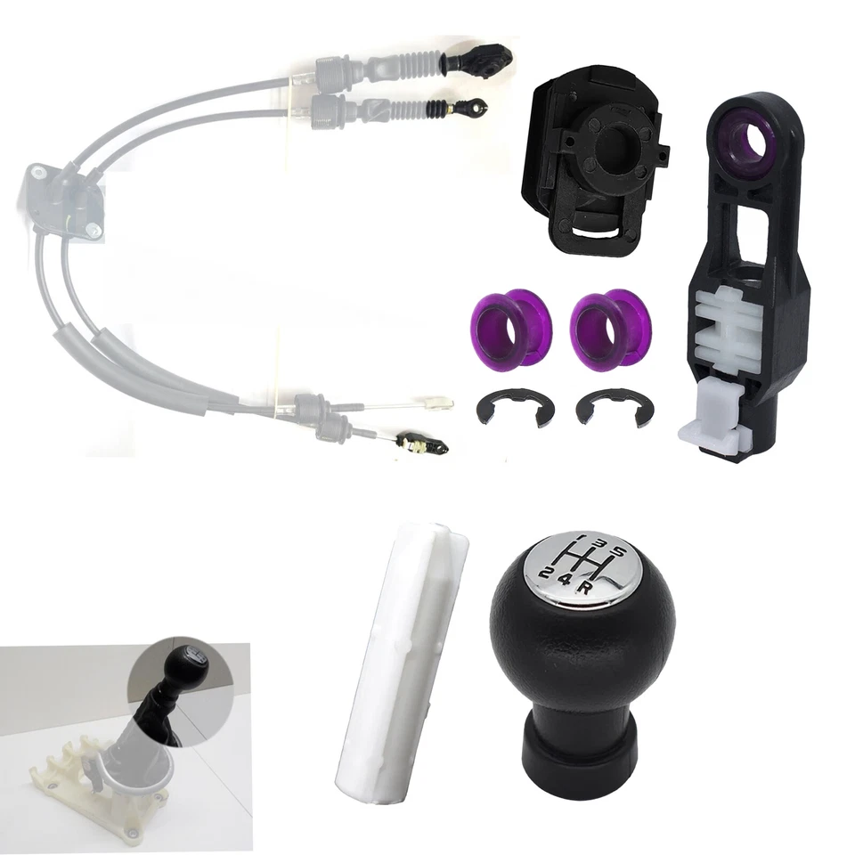 6Pcs For Suzuki SX4 2007-2013 Manual Gear Shifter Cable Repair Kit 28300-79J01 Foto 2 de 4