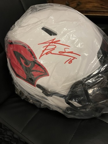 Jake Plummer Autographed Signed Arizona Cardinals full Size Helmet. Witness BECKETT 
