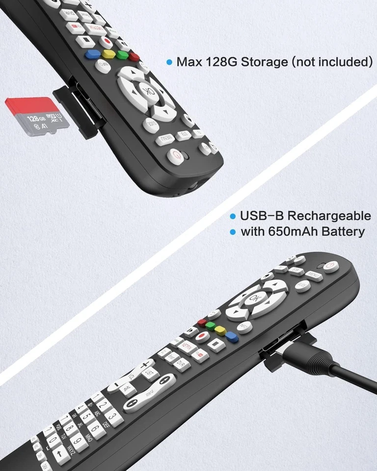 Smart 1080P HD Remote Control with Built-in Camera for Home Video Recording - Image 4 of 4