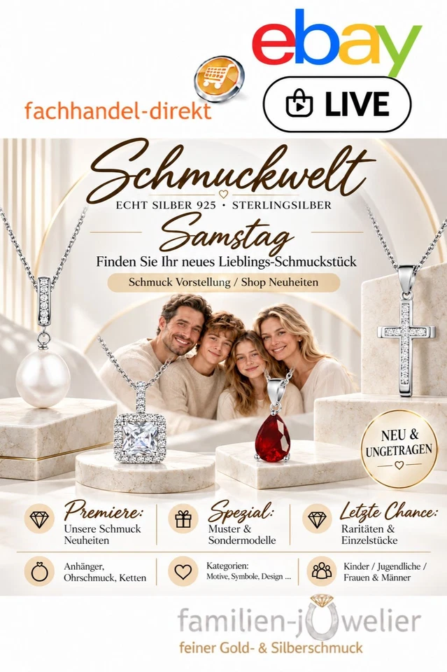 ECHT SILBER 925 • Schmuckwelt Spezial LIVE SAMSTAG • NEUES & BESONDERES