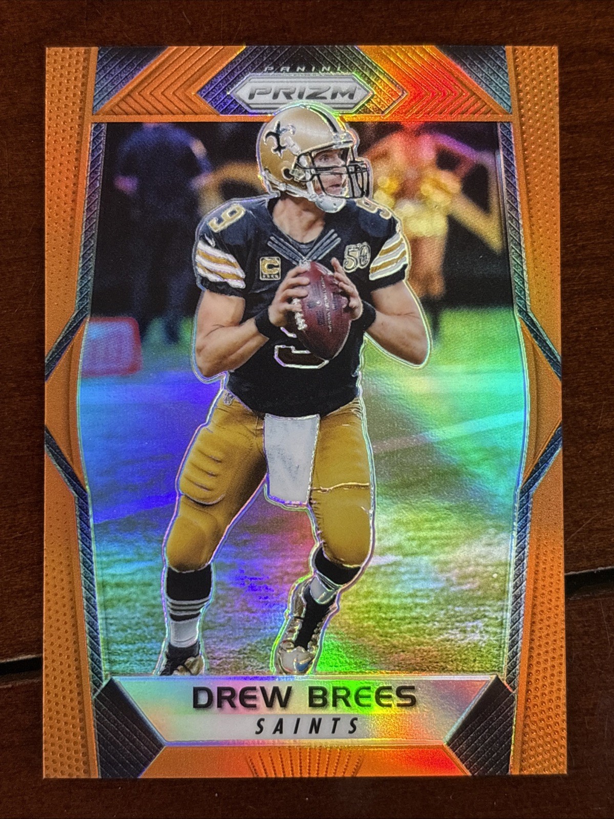 2017 Prizm Drew Brees Orange #/275 Prizm Saints