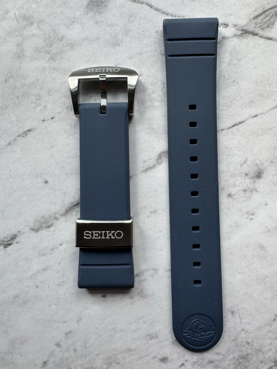 Seiko Blue Rubber Wristwatch Bands for sale - eBay