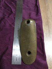 Vintage Brass Butt Plate Rifle Gun Parts 4 34x1 34x2 14 Center Holes 3 14