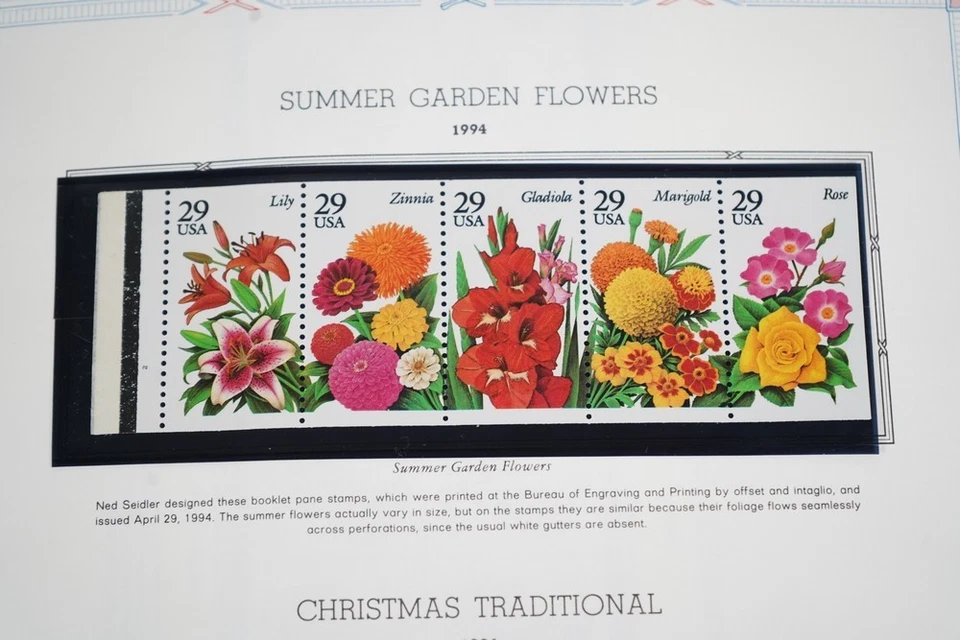 US 1994-2001 COLLECTION OF 100+ MINT BOOKLET PANES STORED IN WHITE ACE ALBUM - Image 4 of 4