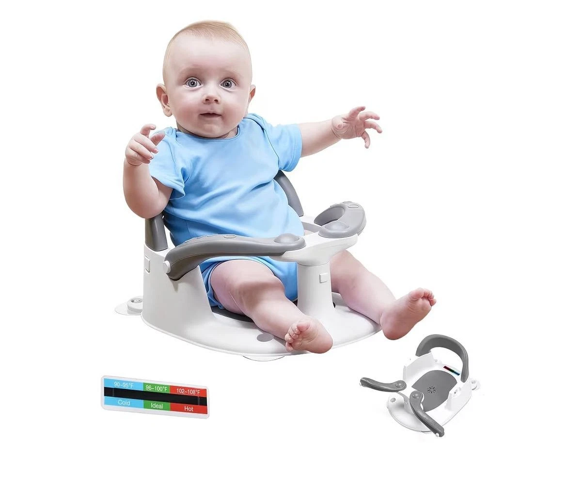 Baby Bath Seat 6-18 Months Non-Slip 360 Support Toddler Bath Chair Gray
Opens in a new window or tab