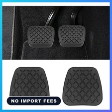 2PCS Rubber Brake Pedal Pad Rubber Cover, Anti-Slip Wear-Resistant Brake Clutch