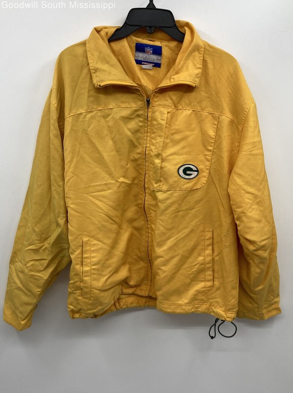 Medium Team Apparel On Field Reebok Greenbay Packers Yellow Jacket
