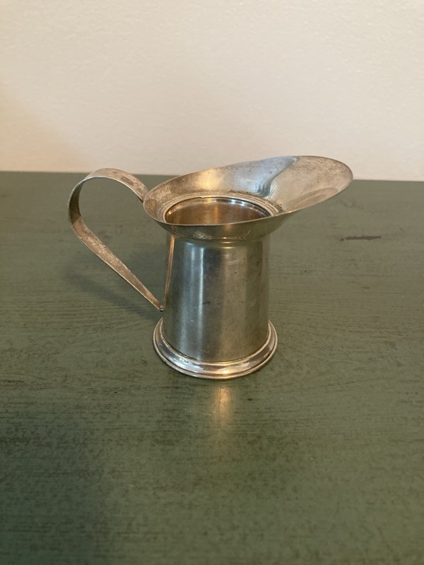 Cartier sterling silver creamer pitcher shaped jigger measuring cup  alcohol