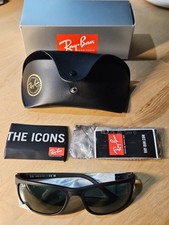 Ray-Ban Predator 2 Matte Black l Green Classic G-15 W1847 62mm RB 2027 I2-3