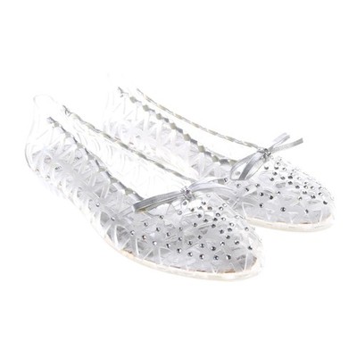 Ballerinas Stuart Weitzman Weiß Metallic 39,5 EUR US 9