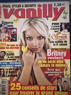 Vanilly Britney Spears Eminem Poster Tom Welling Avril Lavigne Charmed Madonna