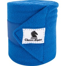 Classic Equine Royal Blue Polo Wraps - 4.5  x 108  Heavy-Duty 380g Fleece Leg