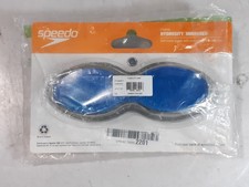 Speedo Hydrosity Mirrored Goggles Charcoal Soft Frame Easy-Adjust Fitness