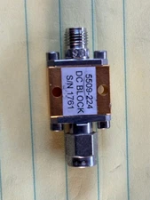 Picosecond Pulse Labs 5509-224 7 kHz to 50 GHz, 2.92mm (M-F) DC Block working