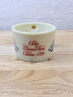 Vintage Old Spice Shulton Shaving Mug Ship Grand Turk Salem 1786 Milk Glass Mint
