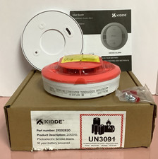 Kidde 20SD10 Smoke Detector, 10-Year Battery Powered, LED Warning Light 21032820