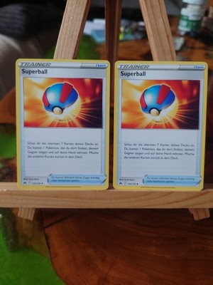 Pokémon TCG 2x Superball 142/159 Deutsch Nm