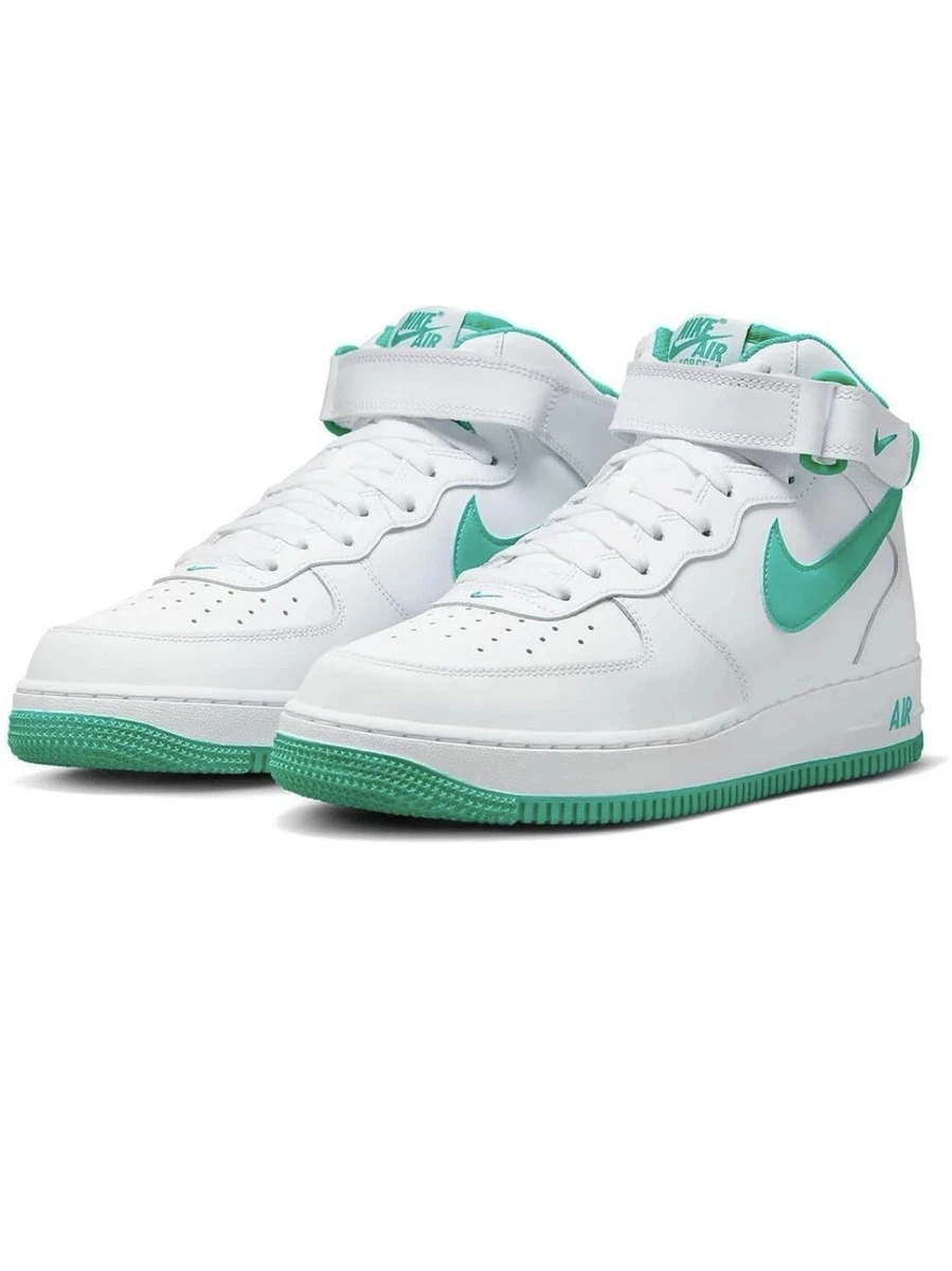 Nike Air Force 1 '07 Mid White Clear Jade for Sale | Authenticity