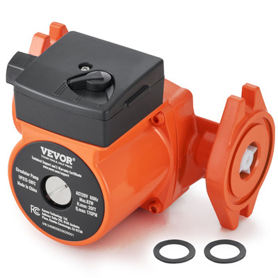 #ad VEVOR UPS15 58FC Hot Water Circulation Pump 110V 82W 17 GPM Recirculating Pump $47.90