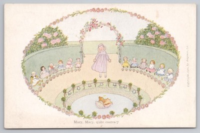 H Willebeek Le Mair Mary Mary Ganz entgegengesetzter Reim Postkarte