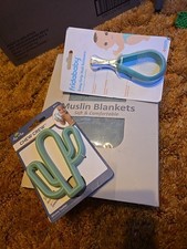 New Baby Lot, Frida Nail Scissors, Muslin Blankets, Chew Teether
