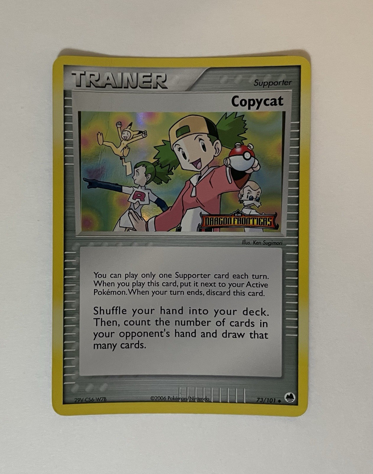 Pokémon Copycat EX Dragon Frontiers 73/101 – Reverse Holo Stamped - 2006 TCG