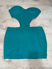 FASHION NOVA My Confession Denim Mini Dress, Large