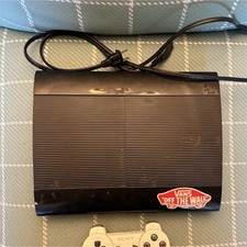 Sony PlayStation 3 Super Slim CECH-4201C Black Console Blu-Ray Wi-Fi DualShock 3