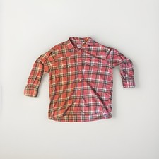 Vntg 90's Levi's Red Plaid Flannel 100 Cotton