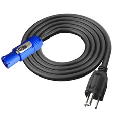 3-Prong NEMA 5-15P to PowerCON AC Power Cable Cord 20A 3 Pin PowerCon Input M...