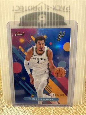 Topps 2026 Finest Serial Blue #98 Victor Wembanyama /200 San Antonio Spurs