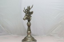 Leuchter Kerzenständer 26cm Hirsch Kandelaber Weihnachtsdekoration Silberfarben