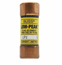 Pack of 10 Fuse Bussmann LPJ-25SP LPJ25SP , 25A 600V Time Delay Class J Dual E