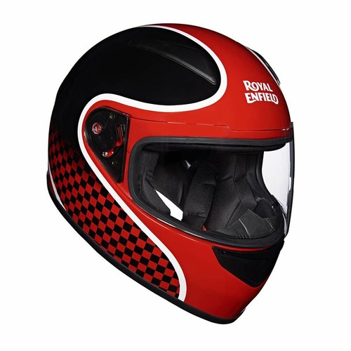 Face Visor Helmet Red L 60 Cm 