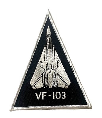 US NAVY VF-103 F-14 FIGHTER SQUADRON TRIANGLE PATCH N11