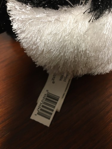 Ganz Webkinz Panda Bear 7" Realistic Black White Stuffed Plush HM111 No Code - Picture 5 of 6