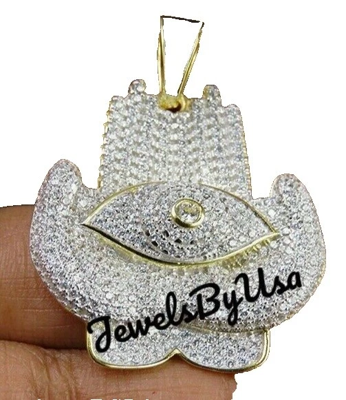 Joyería plateada moissanita para hombre