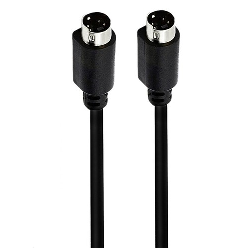S Video Cable with Mini Din 4 Pin Male to Male Gold Plated Connectors Clearly - Picture 14 of 17
