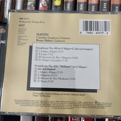 Franz Joseph Haydn: Symphonies 88 & 100 (CD, CBS Records) | eBay