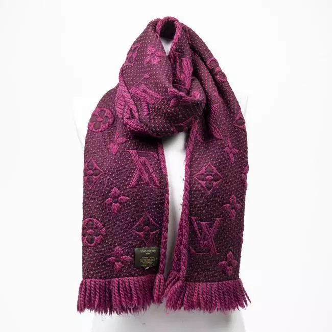 Louis Vuitton Silk Printed Scarf - Purple Scarves and Shawls